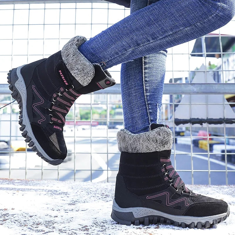 Orthopedic Women Boots Arch Support Warm NonSlip High Top Boots
