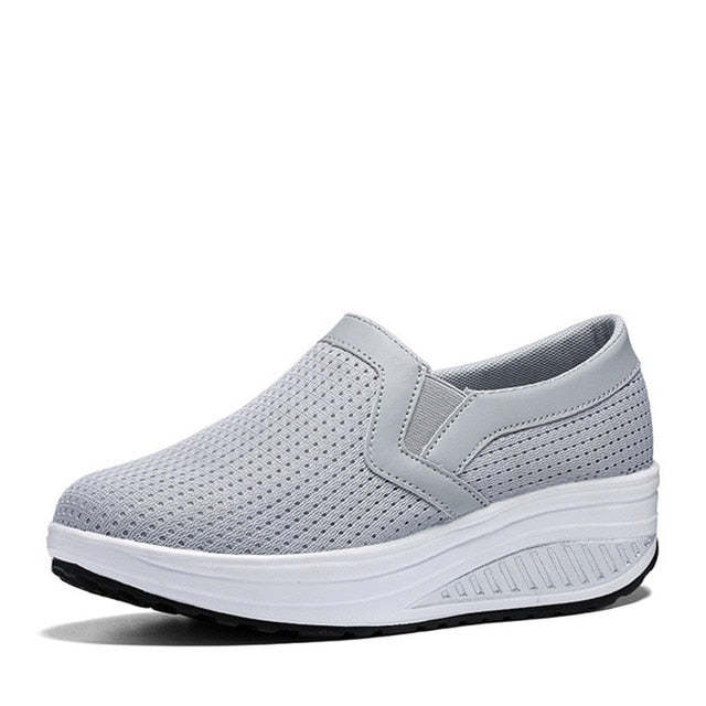 Orthopedic Women Shoes Breathable Slip On Arch Support Non-slip