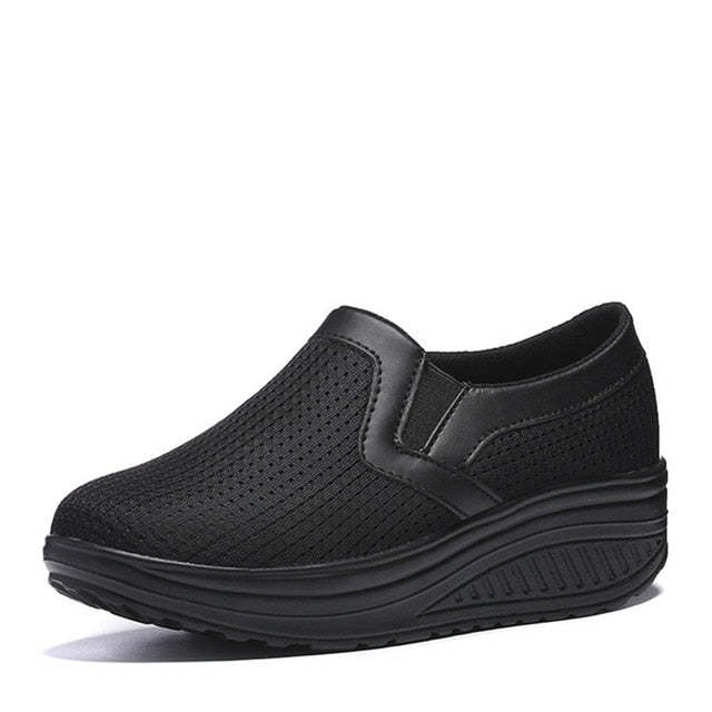 Orthopedic Women Shoes Breathable Slip On Arch Support Non-slip