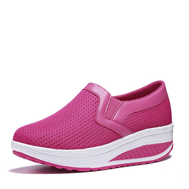 Orthopedic Women Shoes Breathable Slip On Arch Support Non-slip