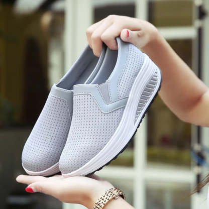 Orthopedic Women Shoes Breathable Slip On Arch Support Non-slip