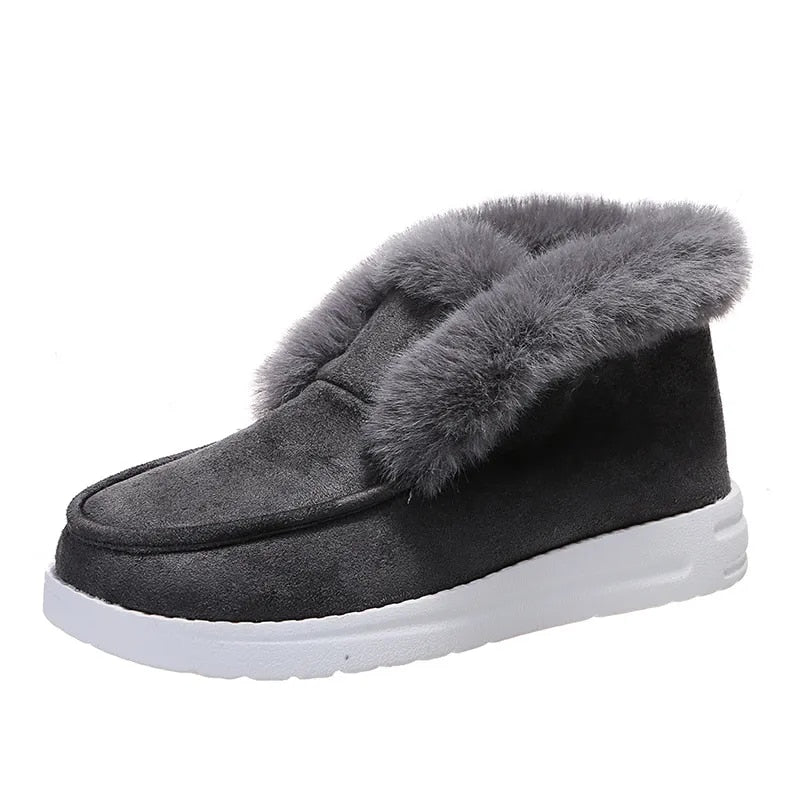 Orthopedic Women Ankle Boots Arch Support Warm Suede Stylish