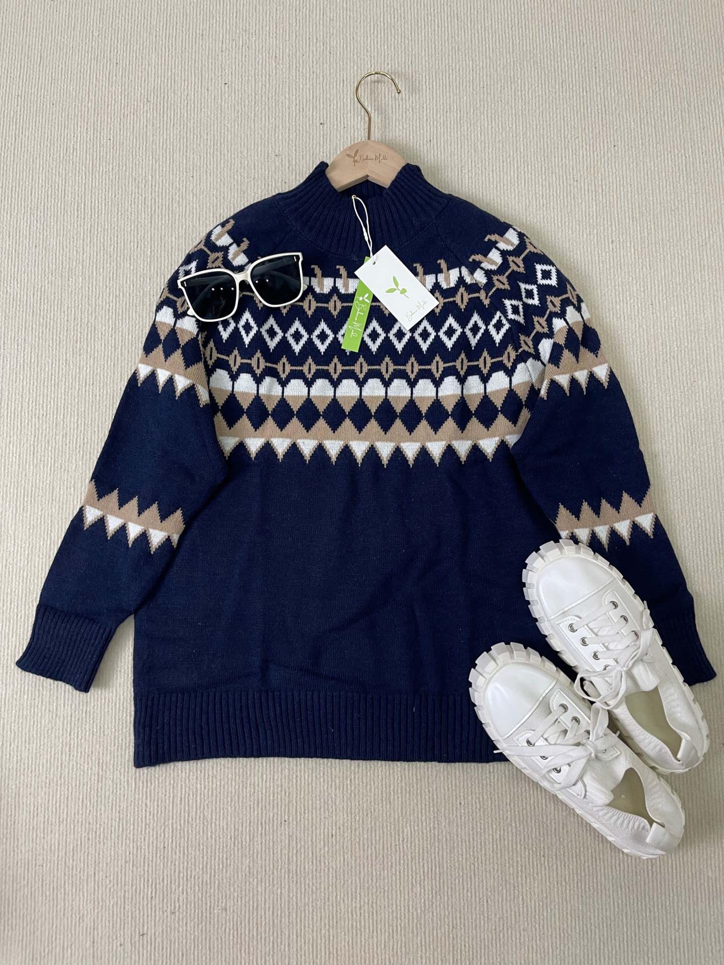 Soft Patterned Sweater for Women