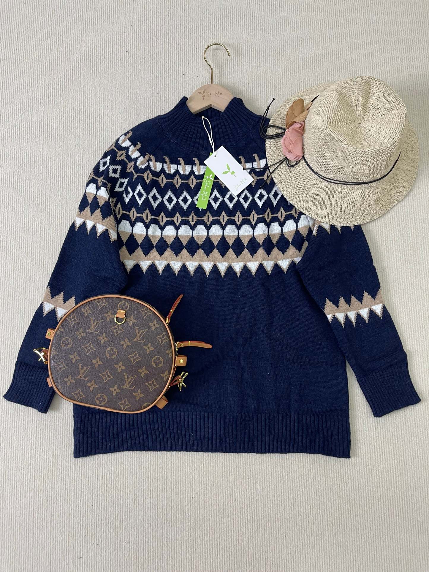 Soft Patterned Sweater for Women