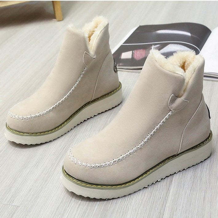 Women's Plush Suede Orthopedic Ankle Boots