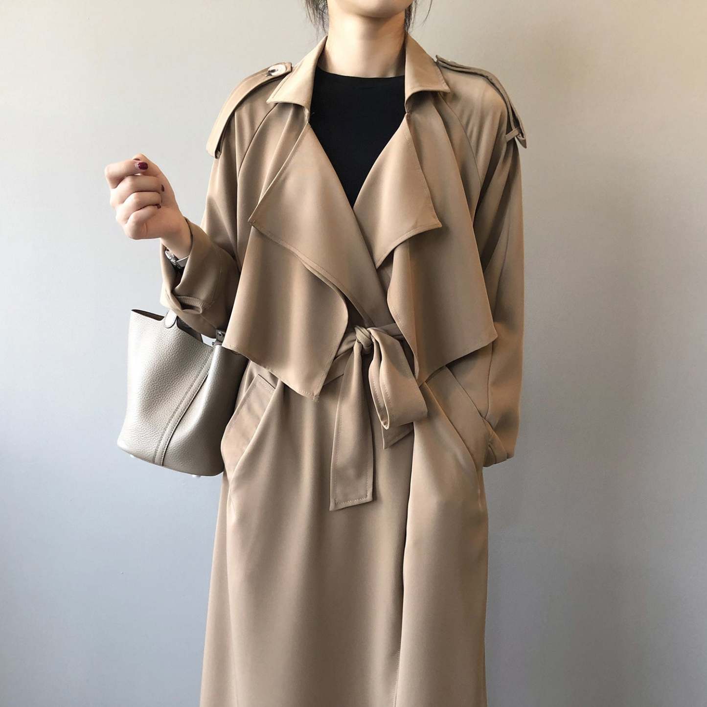 Retro Baggy Trench Coat