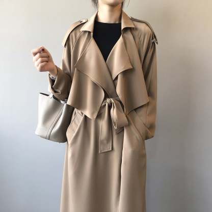 Retro Baggy Trench Coat