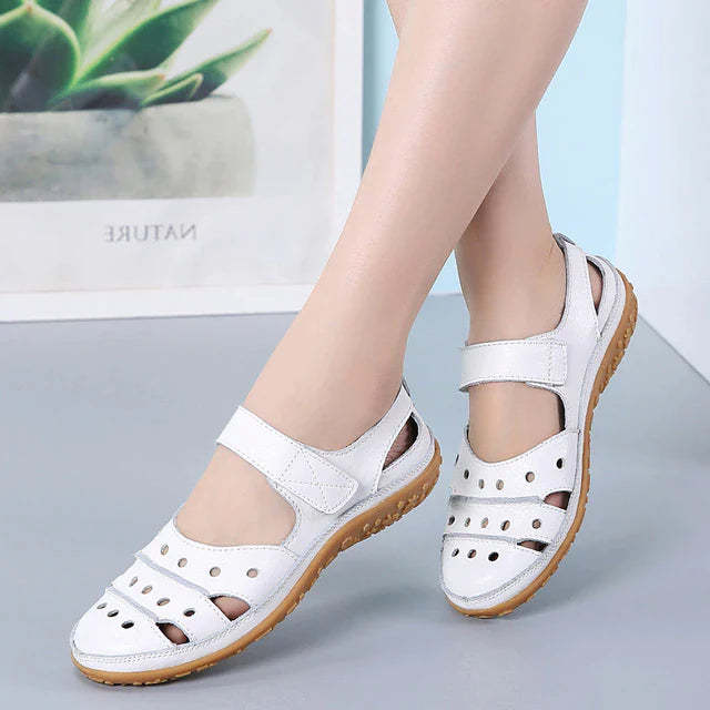 Comfortable walking Sandals Braided Vintage Flat Sandals