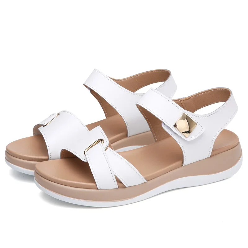 Women's Arch Support Leather Sandals