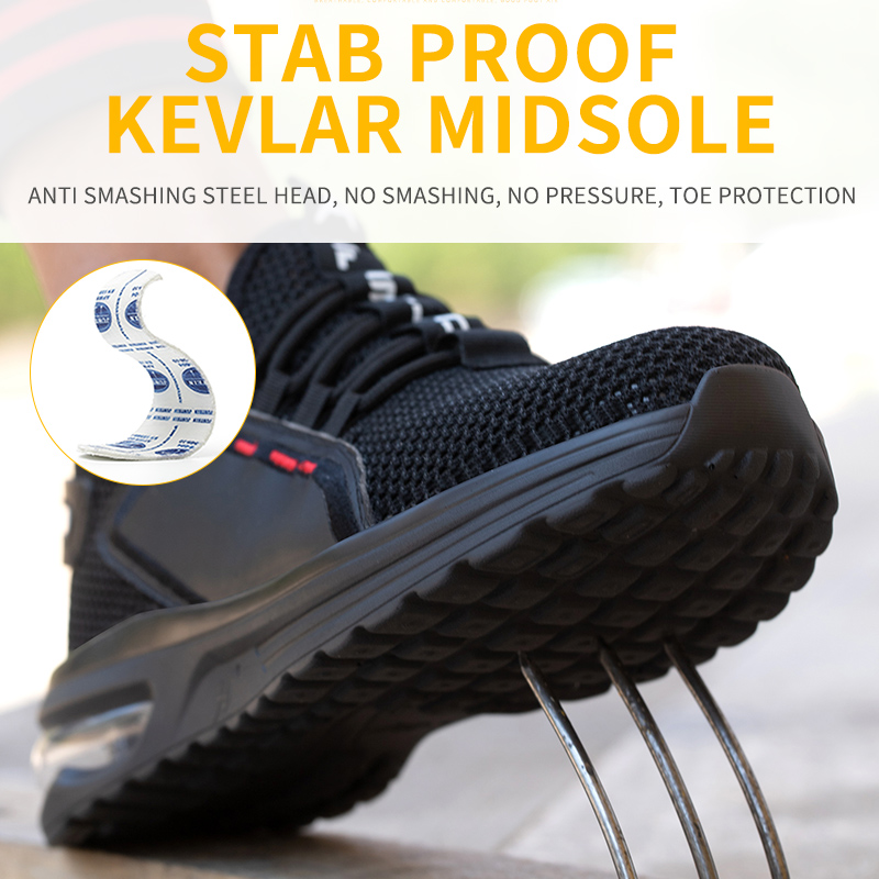 Safety Trainers Steel Toe Cap Shoes For Men Women