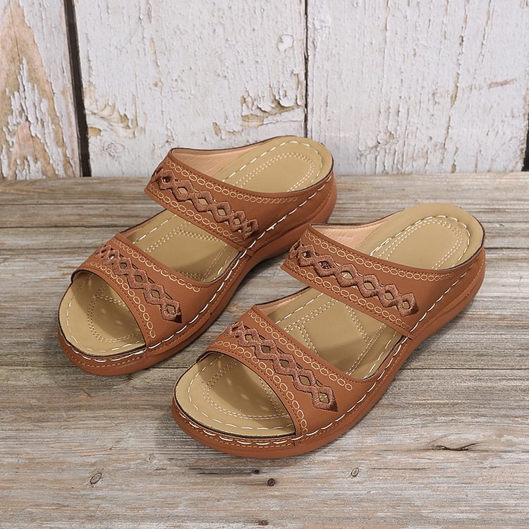 Arch Support Orthopedic Wedge Sandals