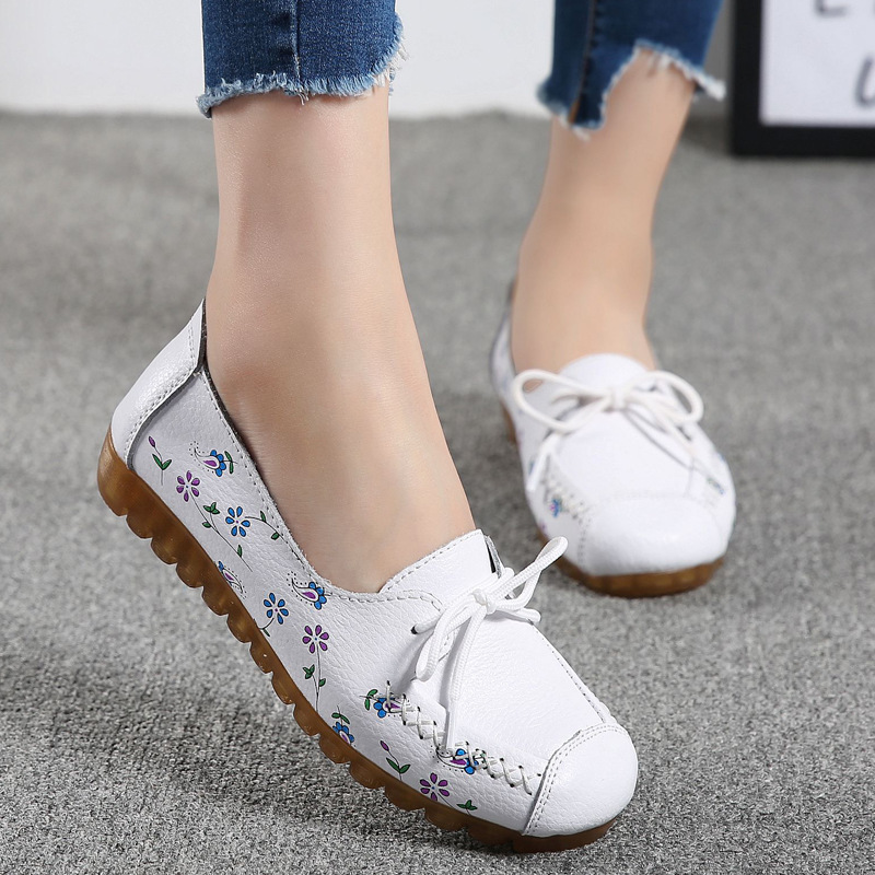 New Soft-faced Printed Women Shoes