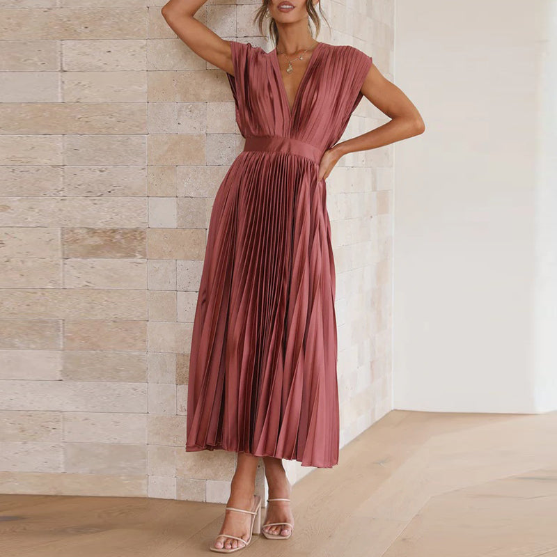 Pleated Summer Dress