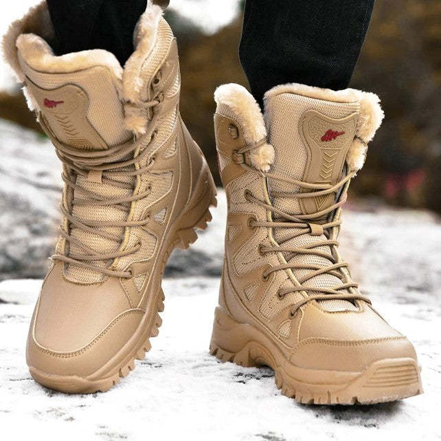 Women Snow Boots Fur Lined Orthopedic Shoes