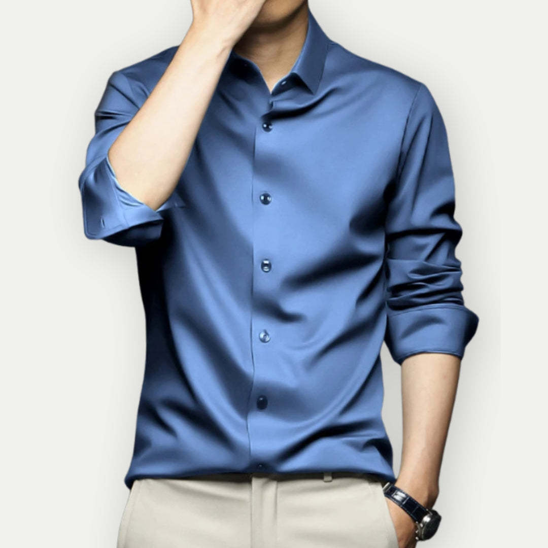Men's Non-Iron Wrinkle-Resistant Dress Shirt
