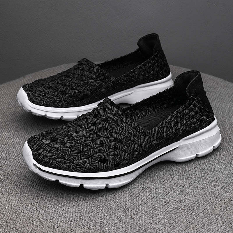 Soft Sole Flat Stretch Casual Shoes