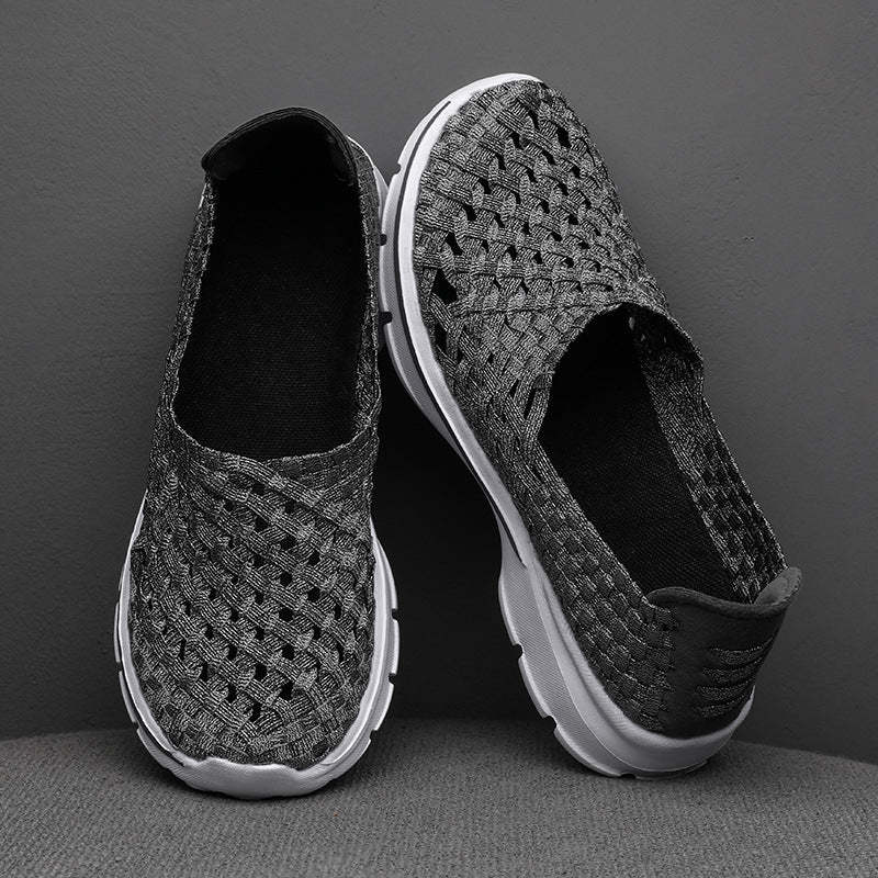 Soft Sole Flat Stretch Casual Shoes