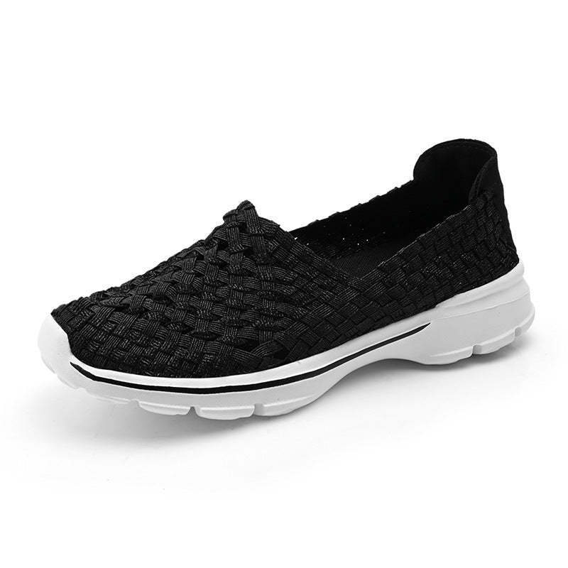 Soft Sole Flat Stretch Casual Shoes