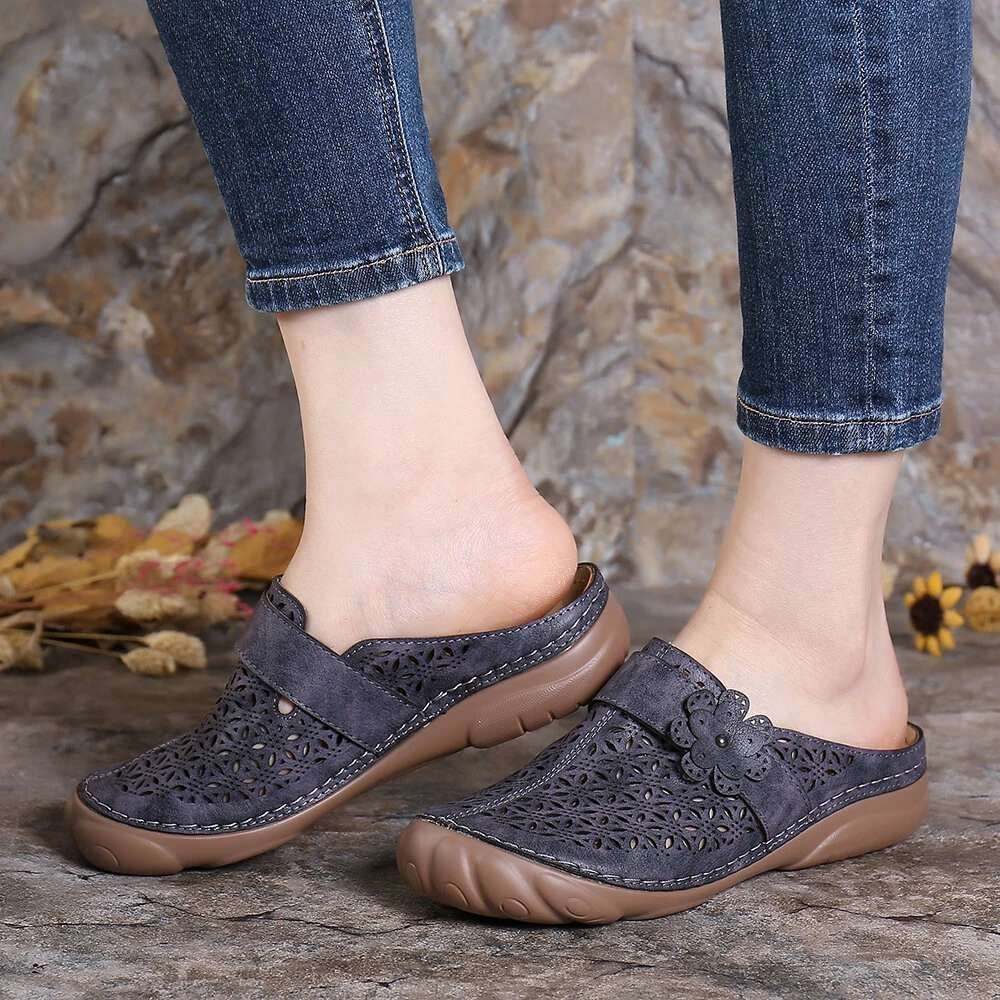 Comfortable Retro Backless Casual Sandals