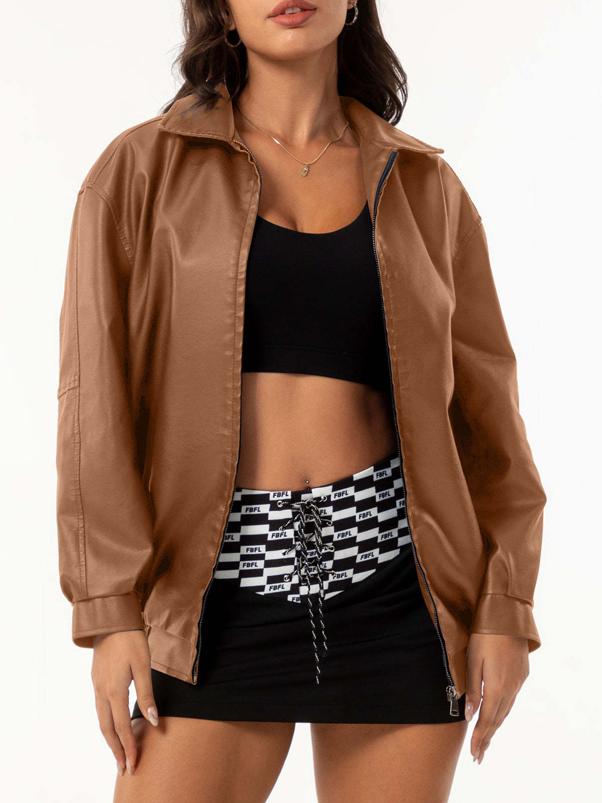 Vegan Leather Jacket