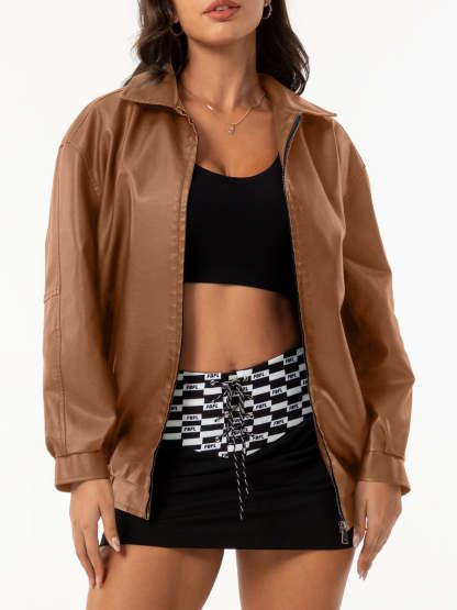 Vegan Leather Jacket