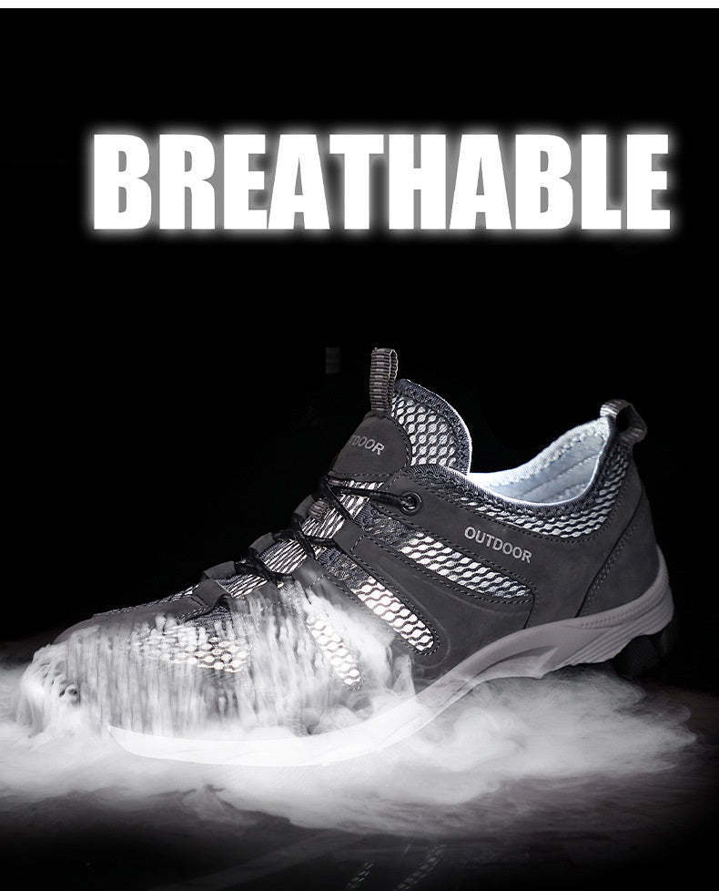 Men Arch Support & Breathable and Light & Non-Slip Shoes -Hiking Walking Shoes