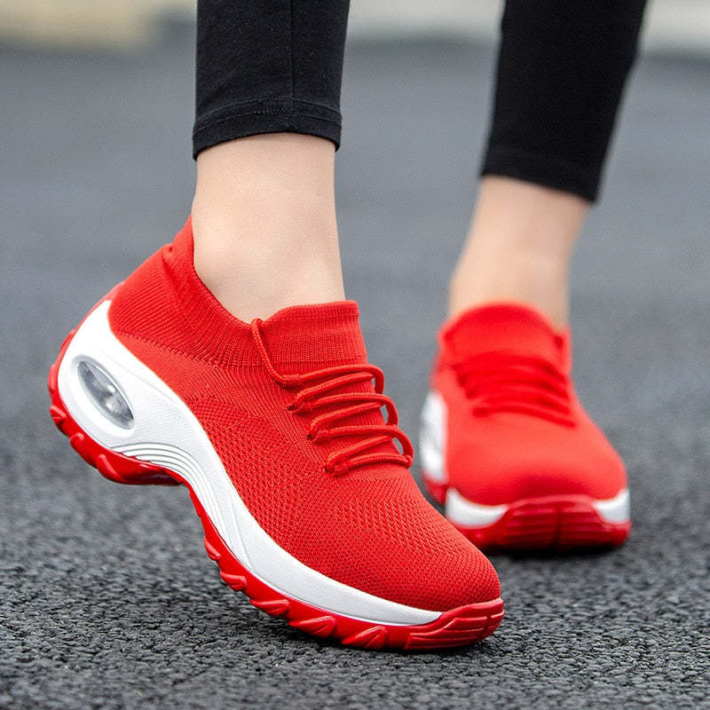 Orthopedic Walking Shoes Platform Sneakers for Women Orthofit Shoes