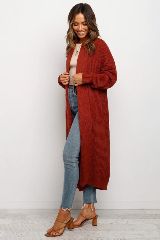 Longline Knit Cardigan