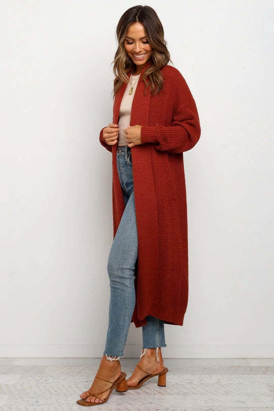 Longline Knit Cardigan