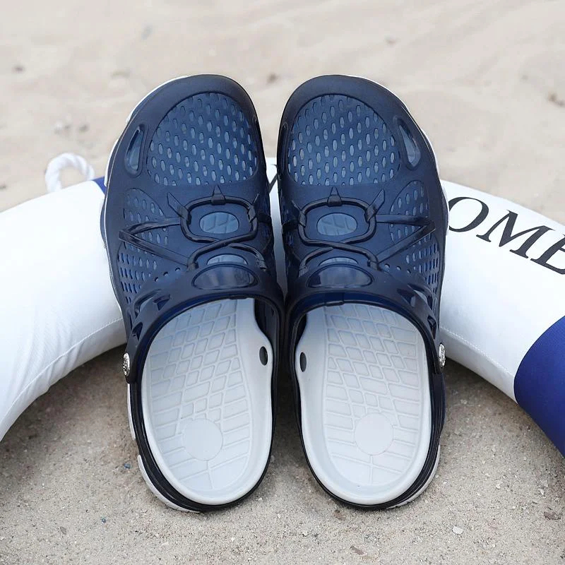 Men's Summer Slippers Lightweight Mesh Clog Quick Drying Garden Shoe