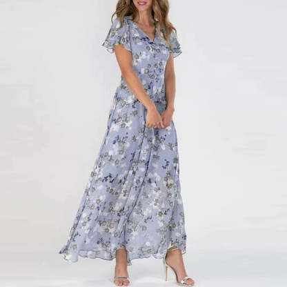 Floral Dress With Fringe