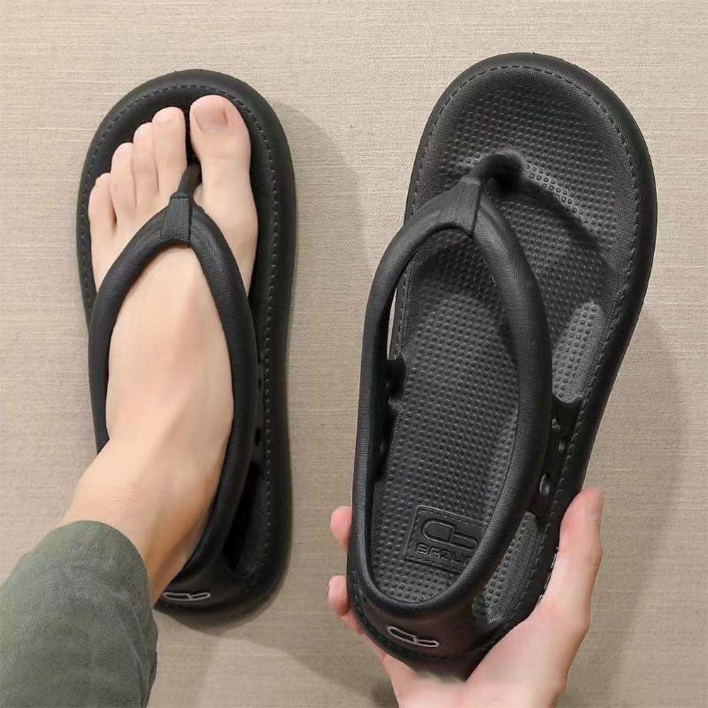 New Couple Solid Color Thong Sandals (Unisex )