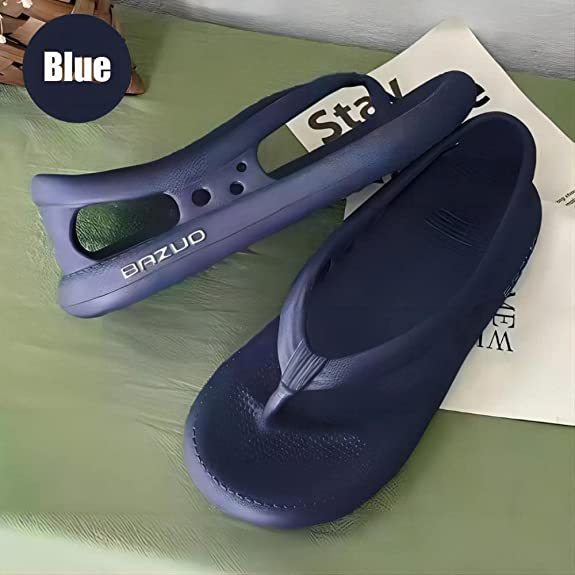 New Bazuo Flip Flops for Men and Women, EVA Thick Sole Non Slip Quick-Dry Sandals
