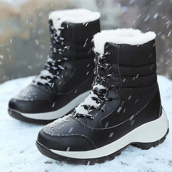 Orthopedic Women's Waterproof Winter Boots with Fur