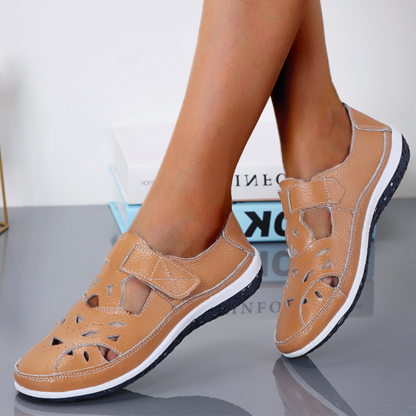 Retro Soft Soled Hollow Sandals