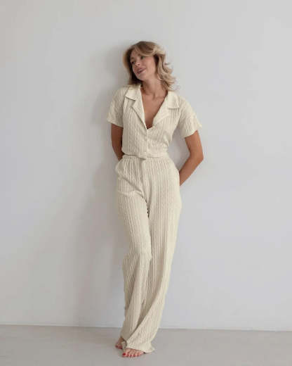 Textured Loungewear Set