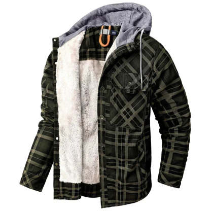 Flannel Fleece Winter Jacket