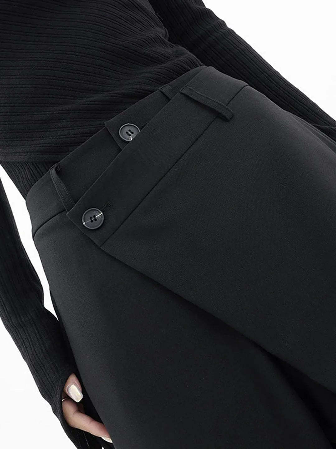 Women's Versatile Asymmetrical Baggy Pants