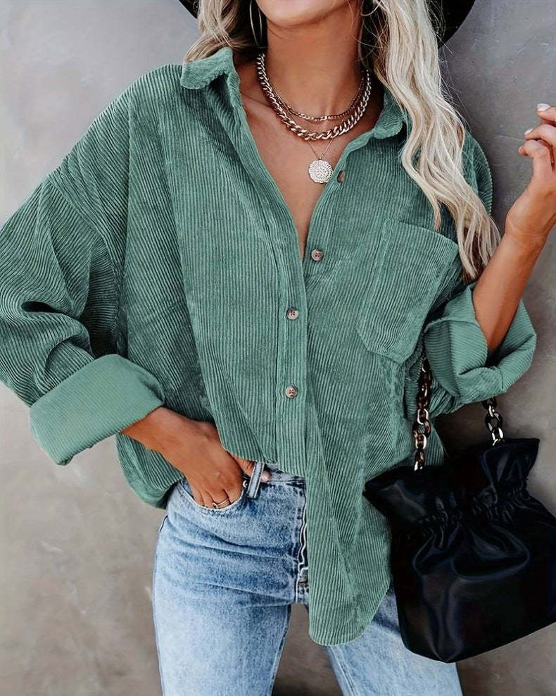 Vintage Corduroy Shirt for Women
