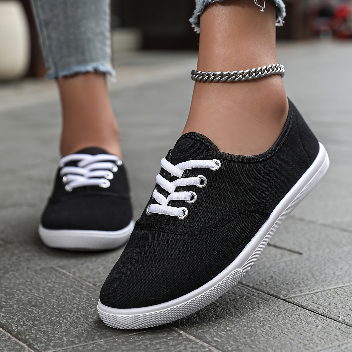 Comfortable and Stylish Canvas Sneakers for Women