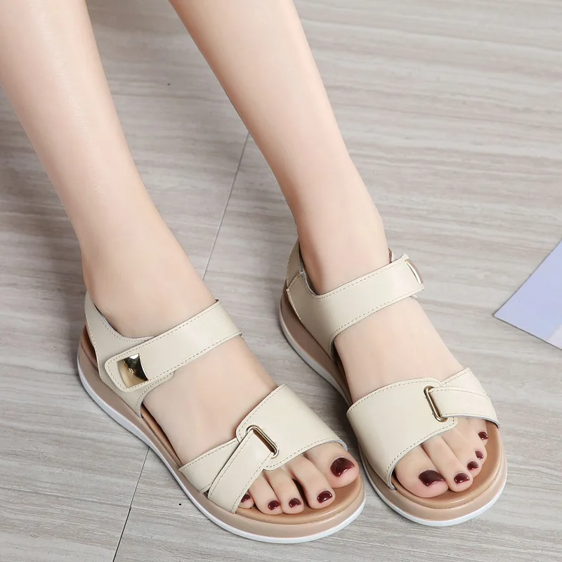 Women's Arch Support Leather Sandals