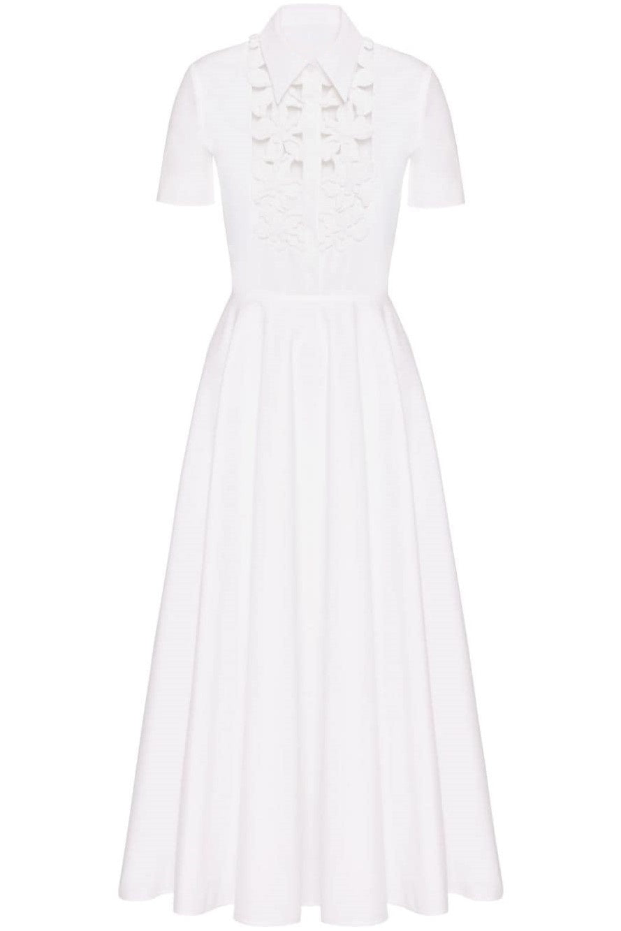 Plain White Maxi Dress