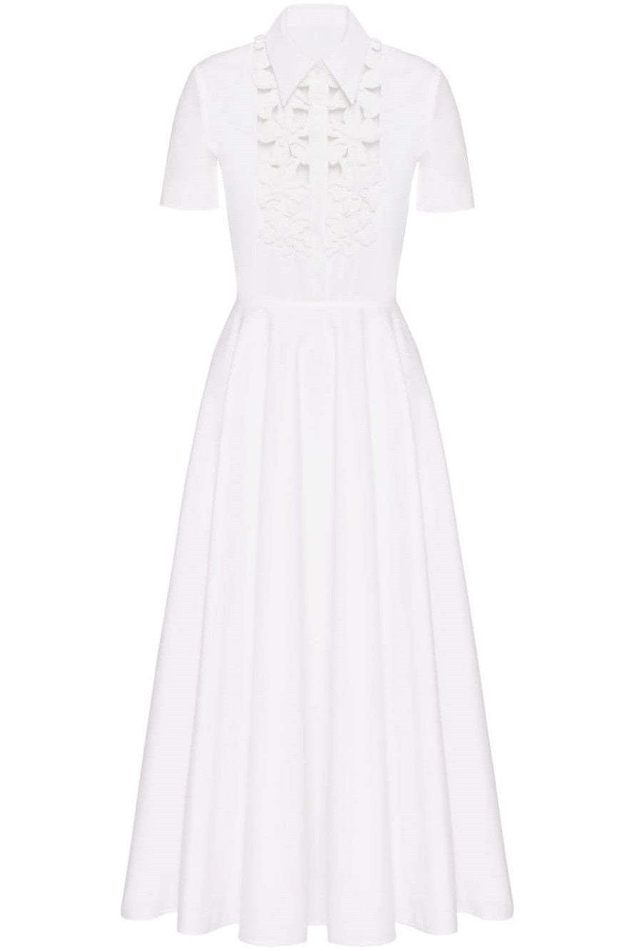 Plain White Maxi Dress