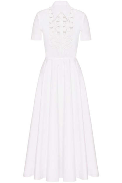 Plain White Maxi Dress