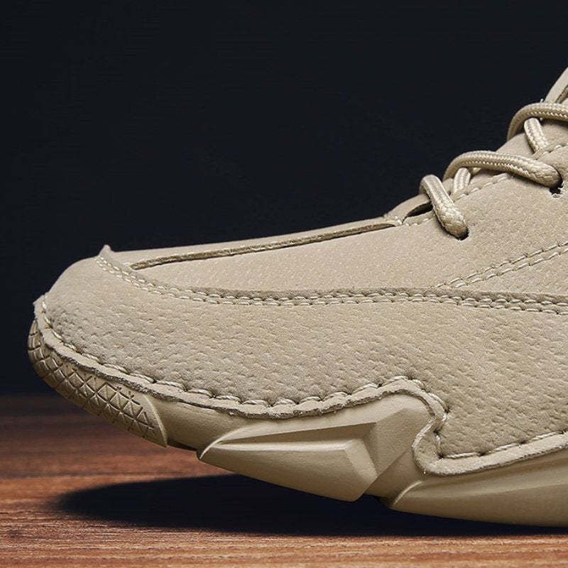 Handmade Suede Ankle Boots For Men Leisure Orthopedic Shoes