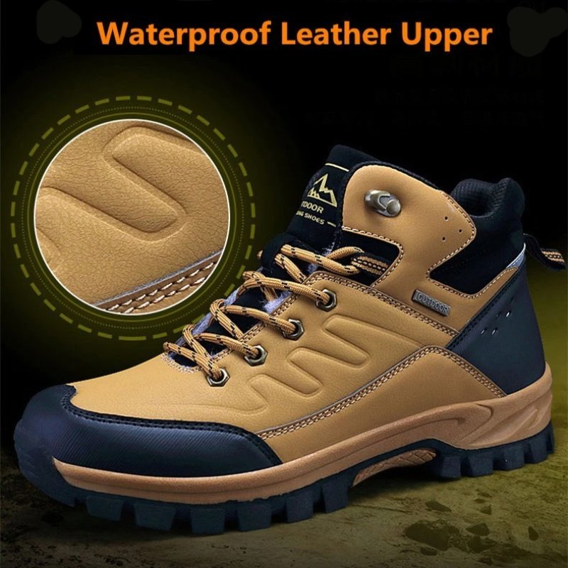 Men Waterproof Orthopedic Shoes Anti-shock Winter Boots