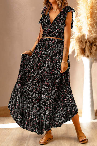 Hemian Split Maxi Dress