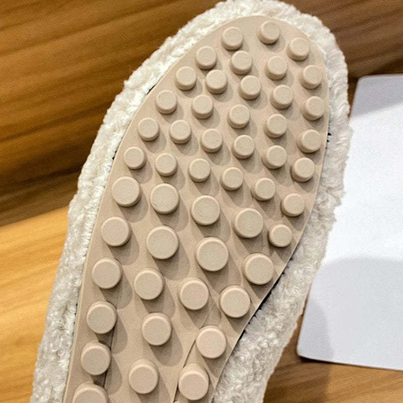 Winter Plush Slip-On Outdoor Loafer Shoes