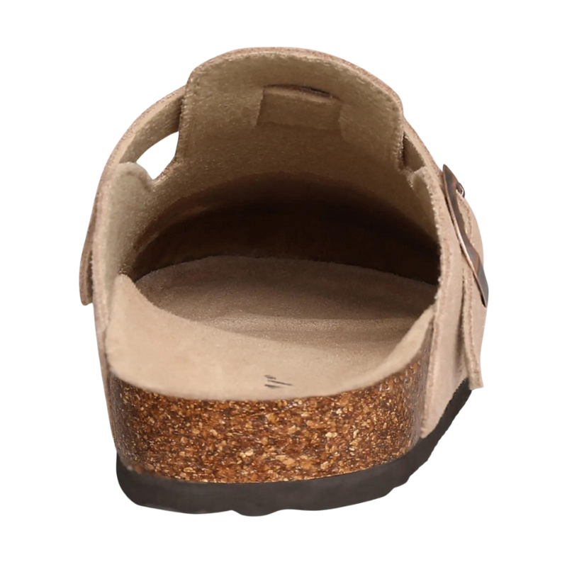 Orthopedic Sandals Women’s Suede Mules Slippers Cork With Arch Support