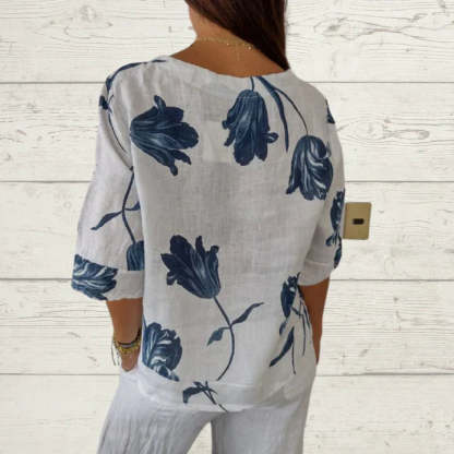 Oversized Floral Blouse